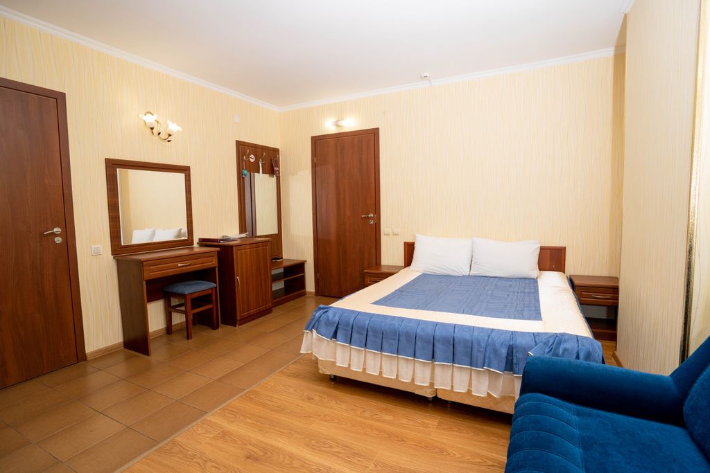 Двухместный номер с 1 кроватью 1-комнатный стандарт бюджет