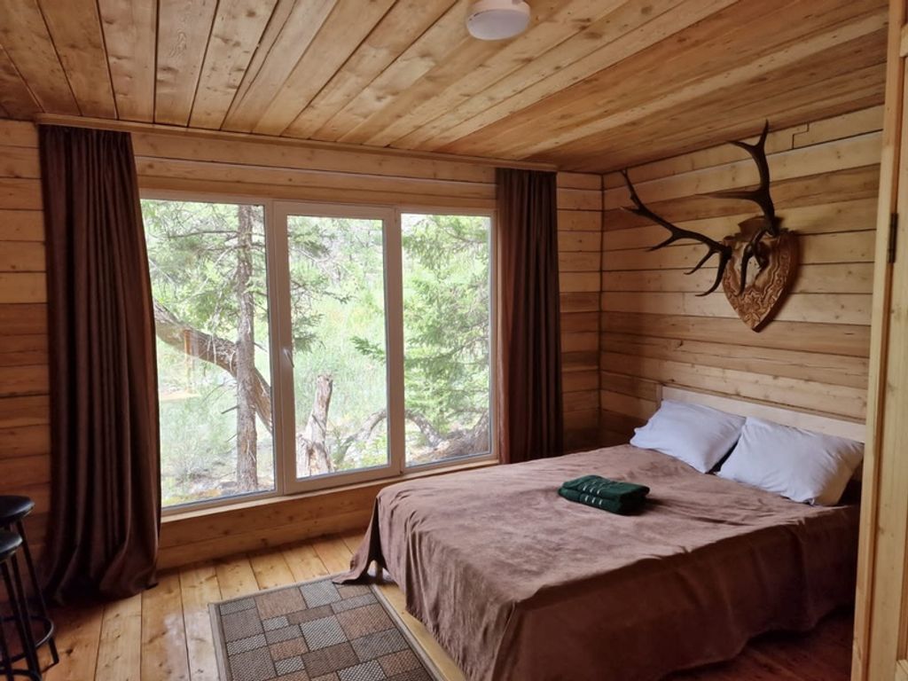 Двухместный номер с 1 кроватью двухместный эко-домик