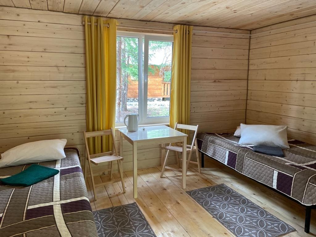 Трёхместный номер трехместный эко-домик