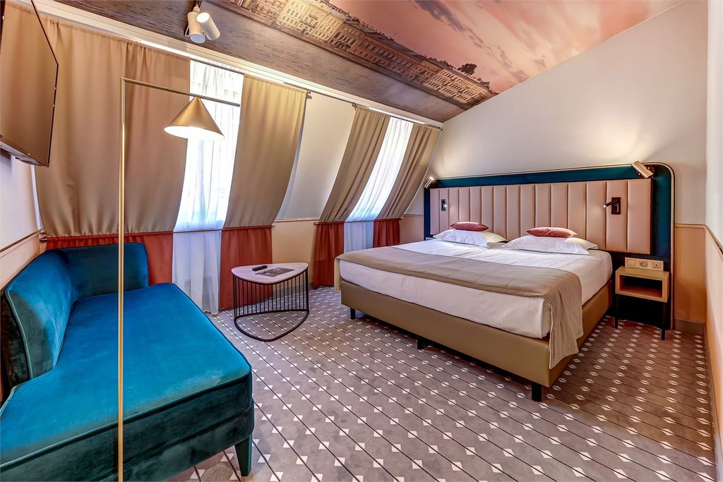 Двухместный номер с 1 кроватью люкс