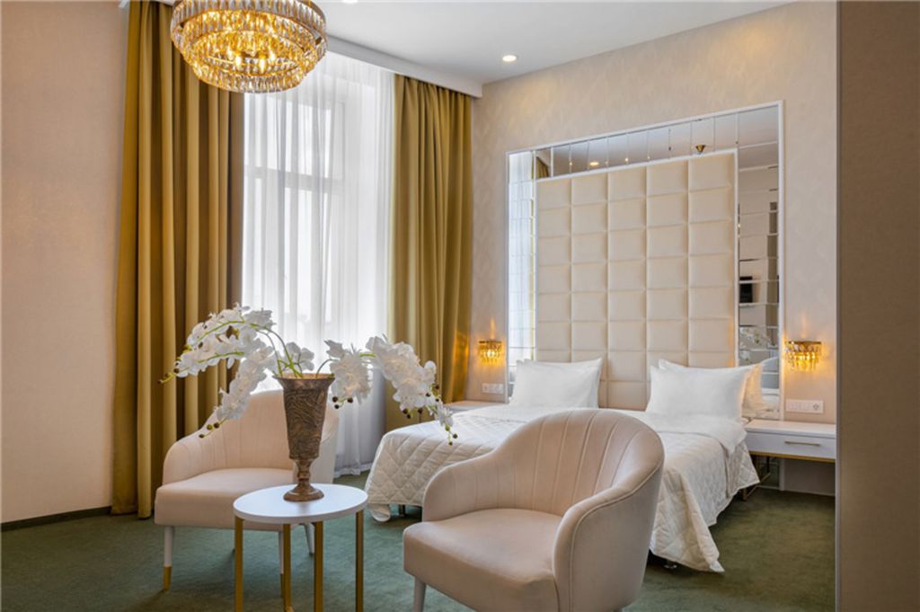 Двухместный номер с 1 кроватью White suite (номер улучшенной категории)