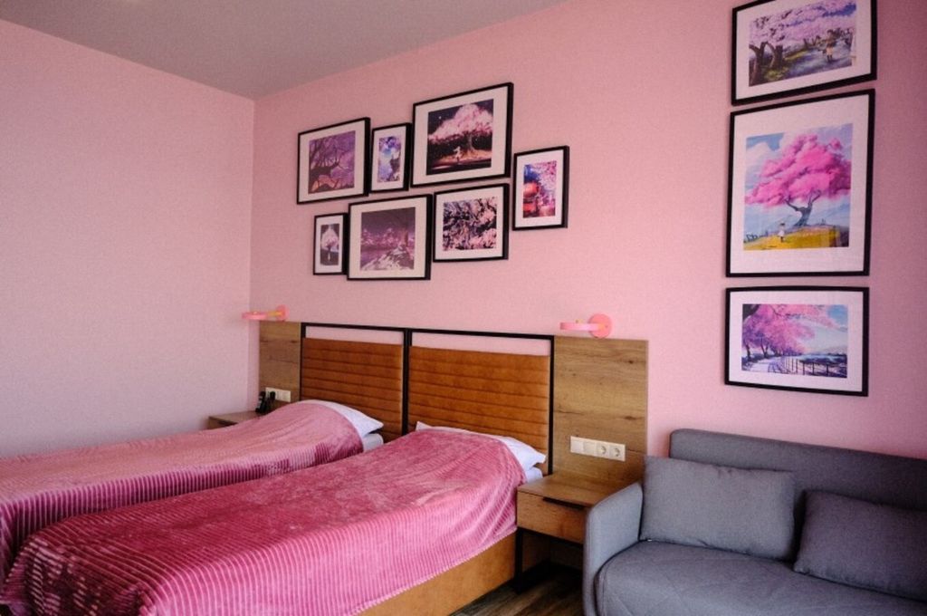 Двухместный номер с 1 кроватью или 2 раздельными кроватями Улучшенный с террасой