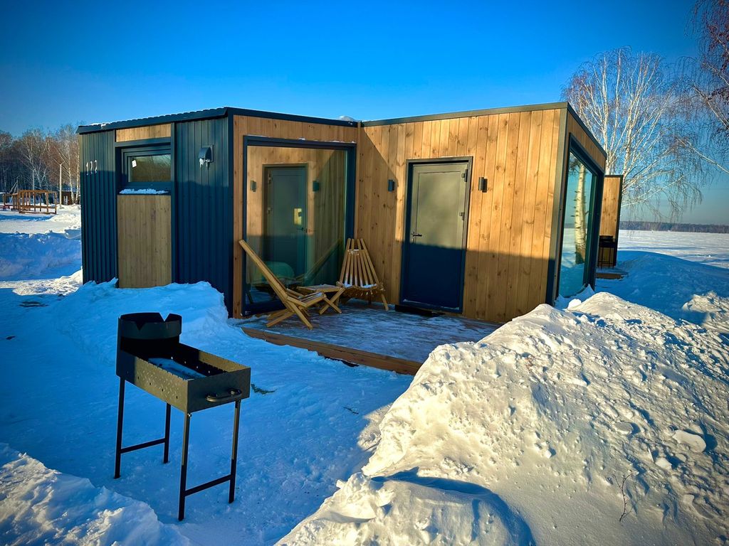 Домик с панорамным видом на пляже №12