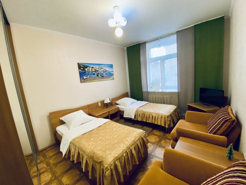 Двухместный номер с 2 отдельными кроватями эконом