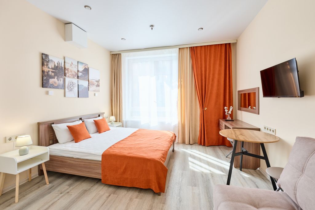 Апартаменты уютная и светлая студия в центре города