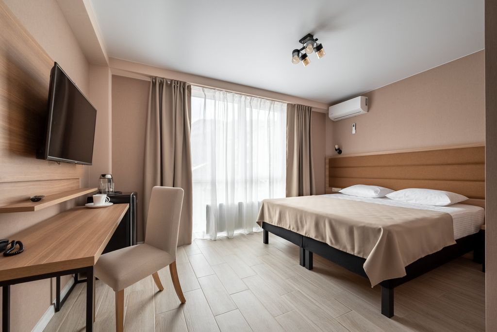 Двухместный номер с 1 кроватью стандарт с видом на горы