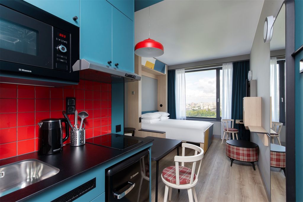 Двухместный номер с 1 кроватью Стандартный номер с подъёмной кроватью и видом на Парк