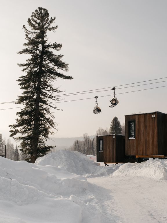 Дом модульный с панорамным видом Blue&Green