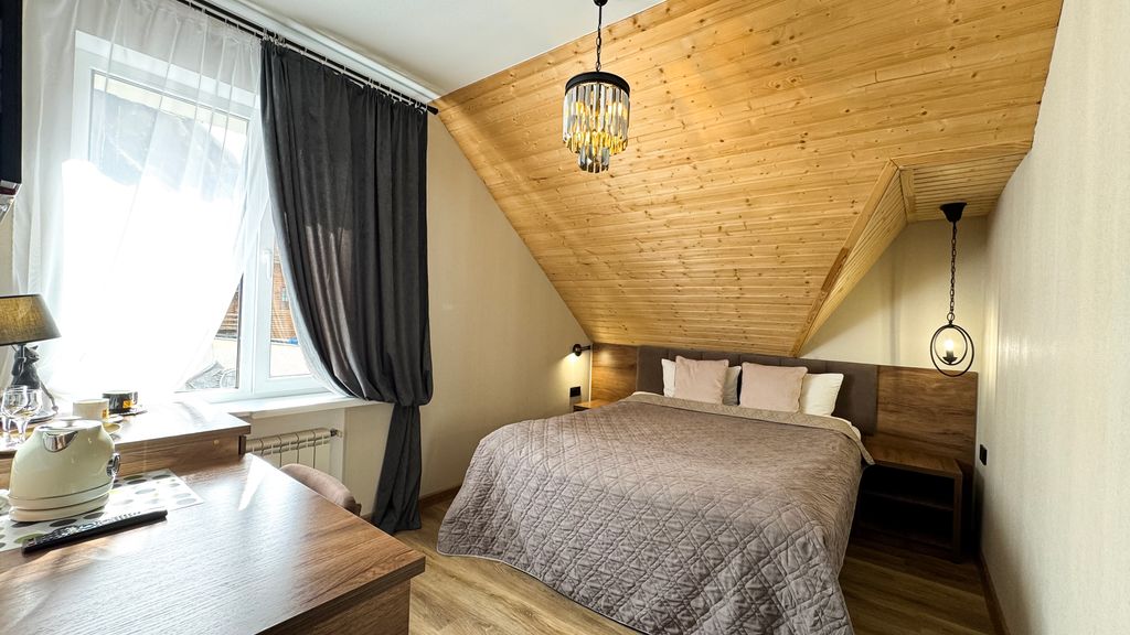 Двухместный номер с 1 кроватью улучшенный с видом на горы