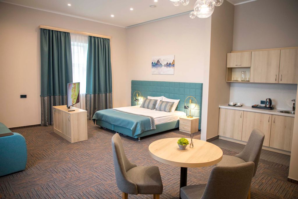 Двухместный номер с 1 кроватью Люкс с двухспальной кроватью