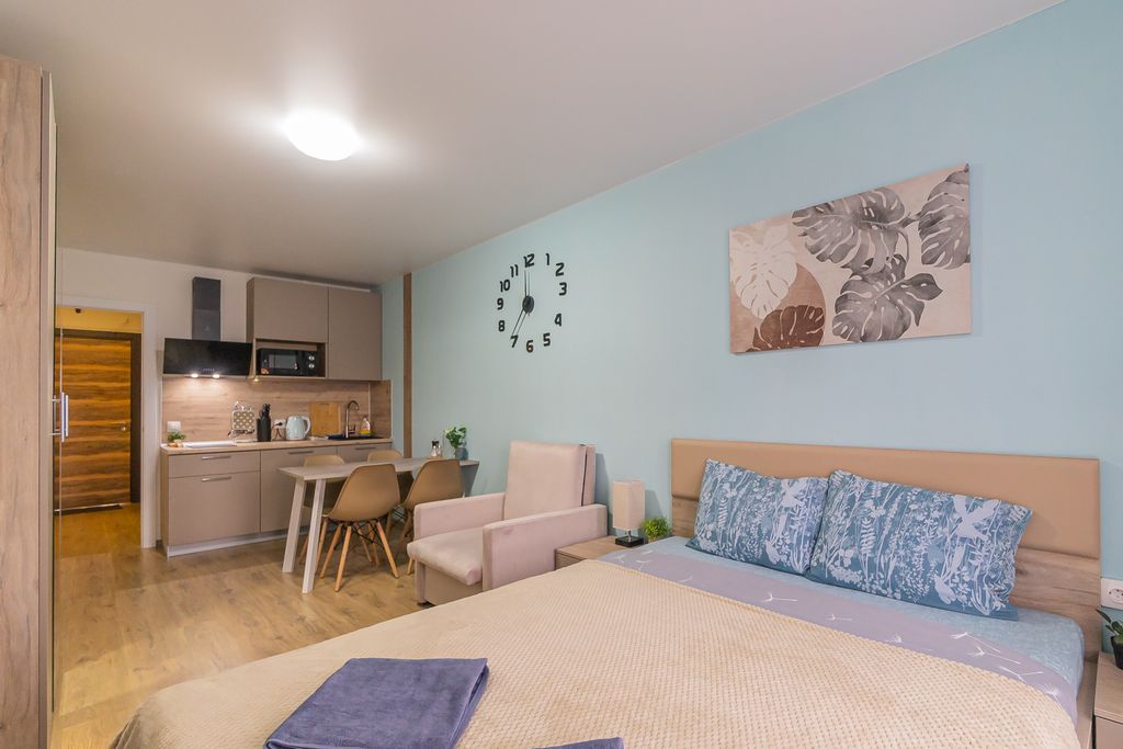 Апартаменты современная смарт студия на троих