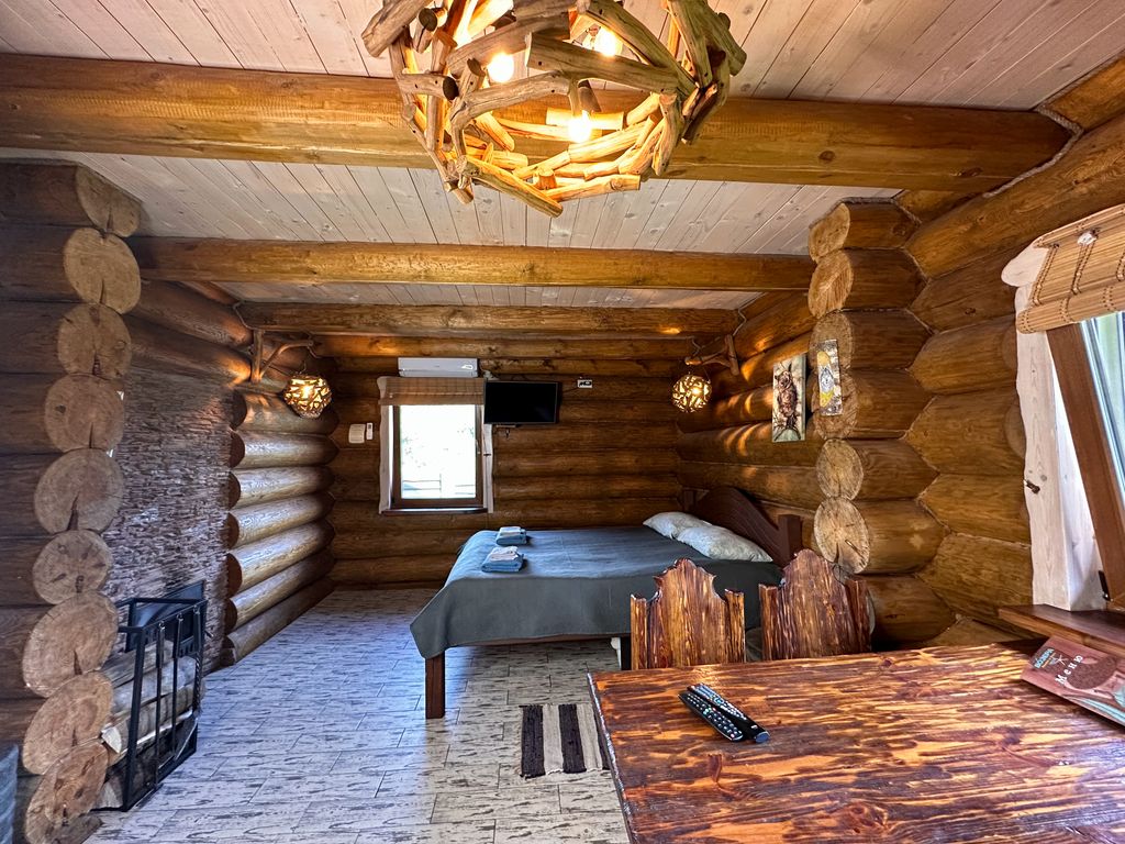 Дом VIP с баней у пруда загородный комплекс Здоровей