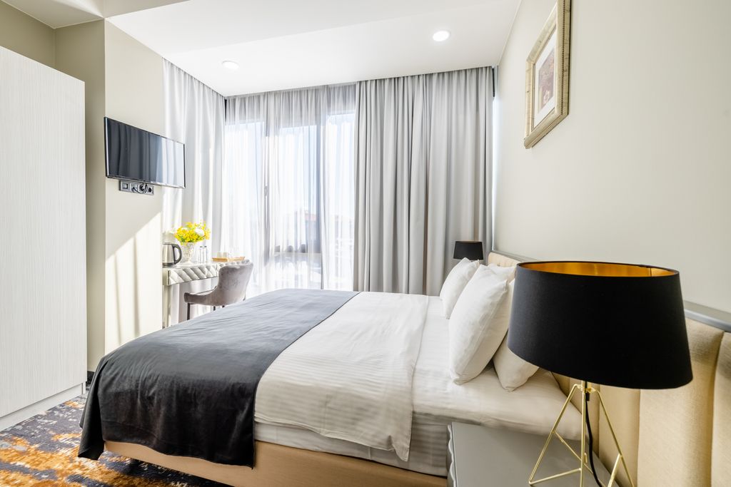 Двухместный номер с 1 кроватью эконом с видом на город