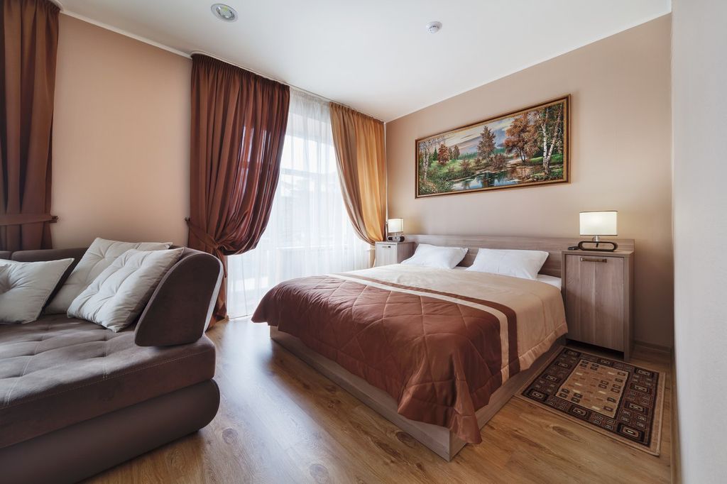 Двухместный номер с 1 кроватью люкс с балконом