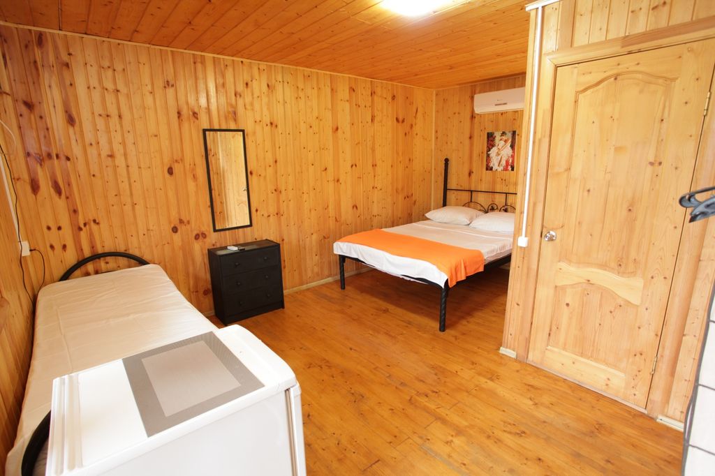 Двухместный номер с 1 кроватью с общей террасой