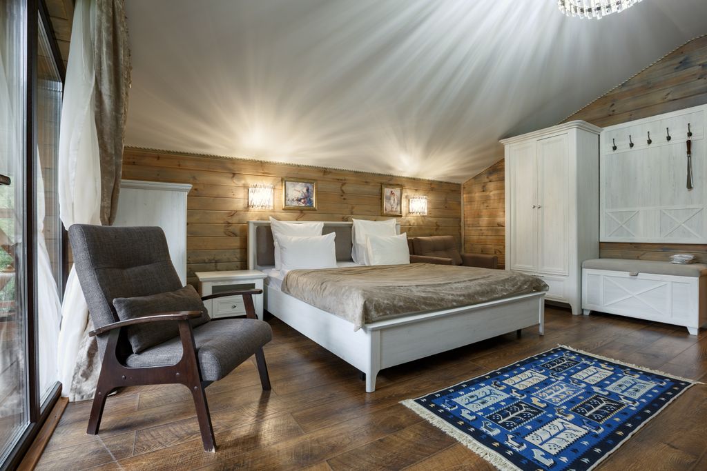 Трёхместный номер стандарт с видом на горы