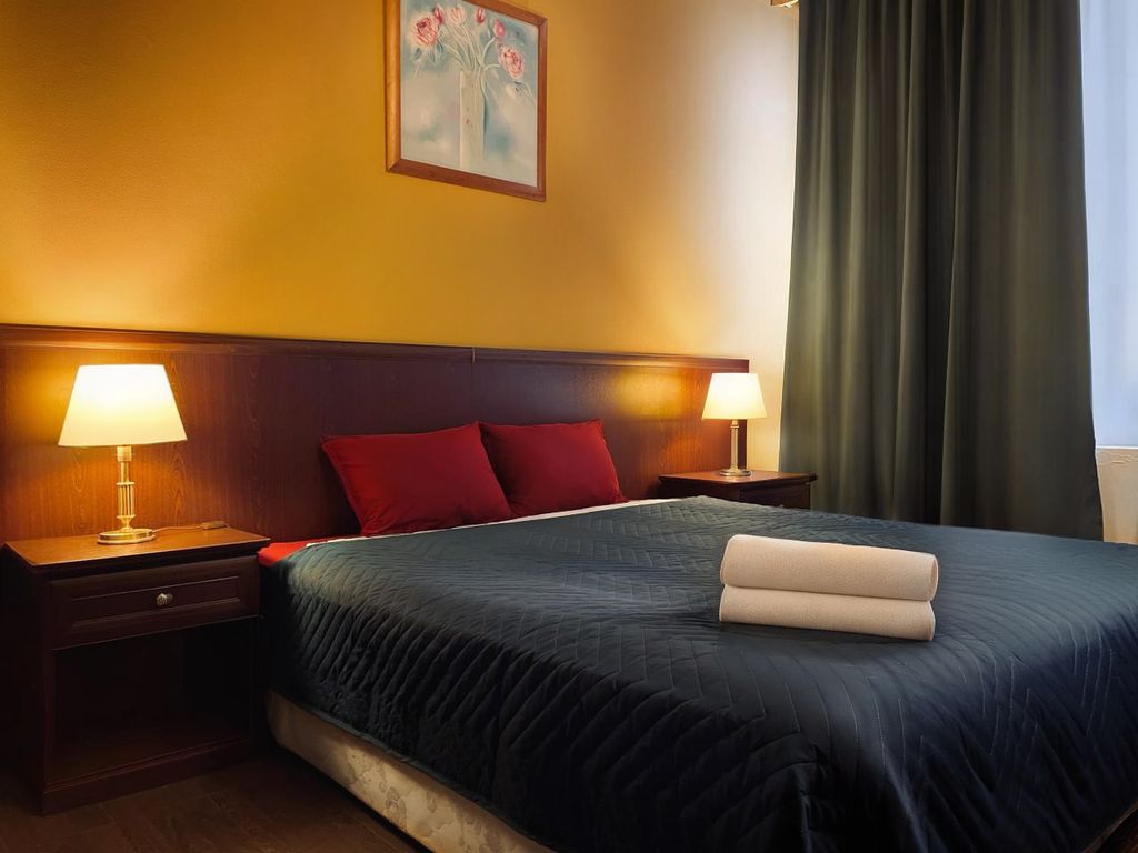 Двухместный номер с 1 кроватью улучшенный с видом на город