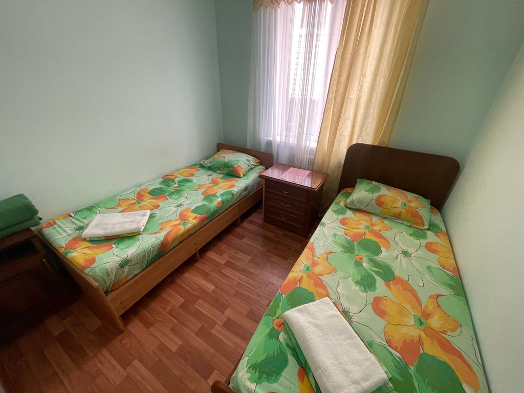 Двухместный номер с 2 отдельными кроватями эконом с видом на город