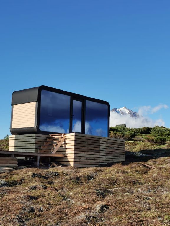 Двухместный номер с 1 кроватью улучшенный с видом на горы