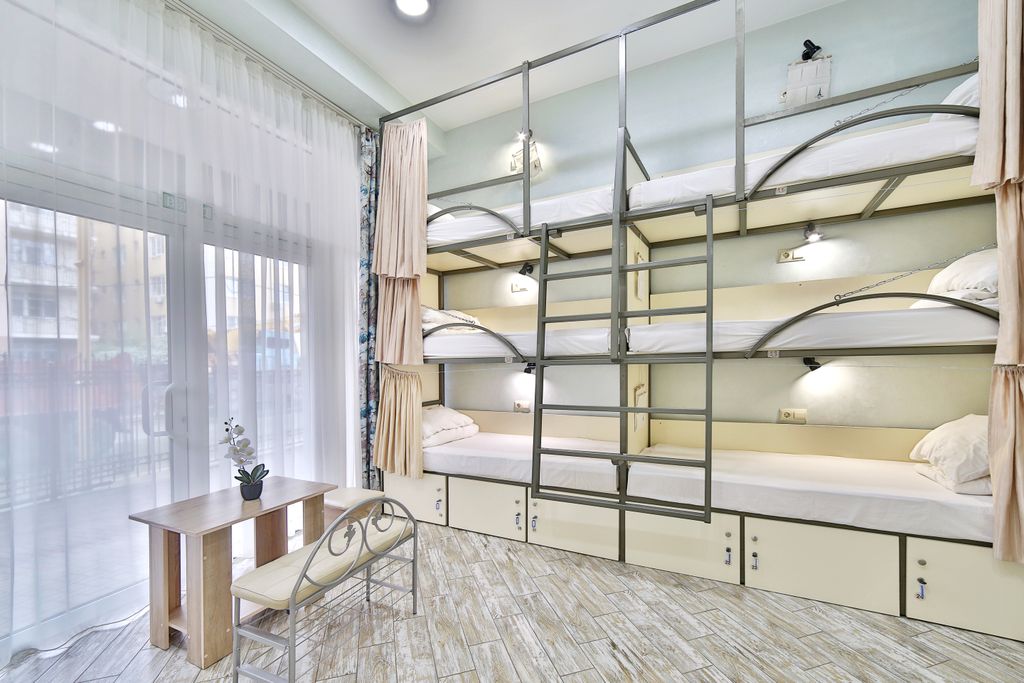 Многоместный женский номер эконом (душ/туалет общий)