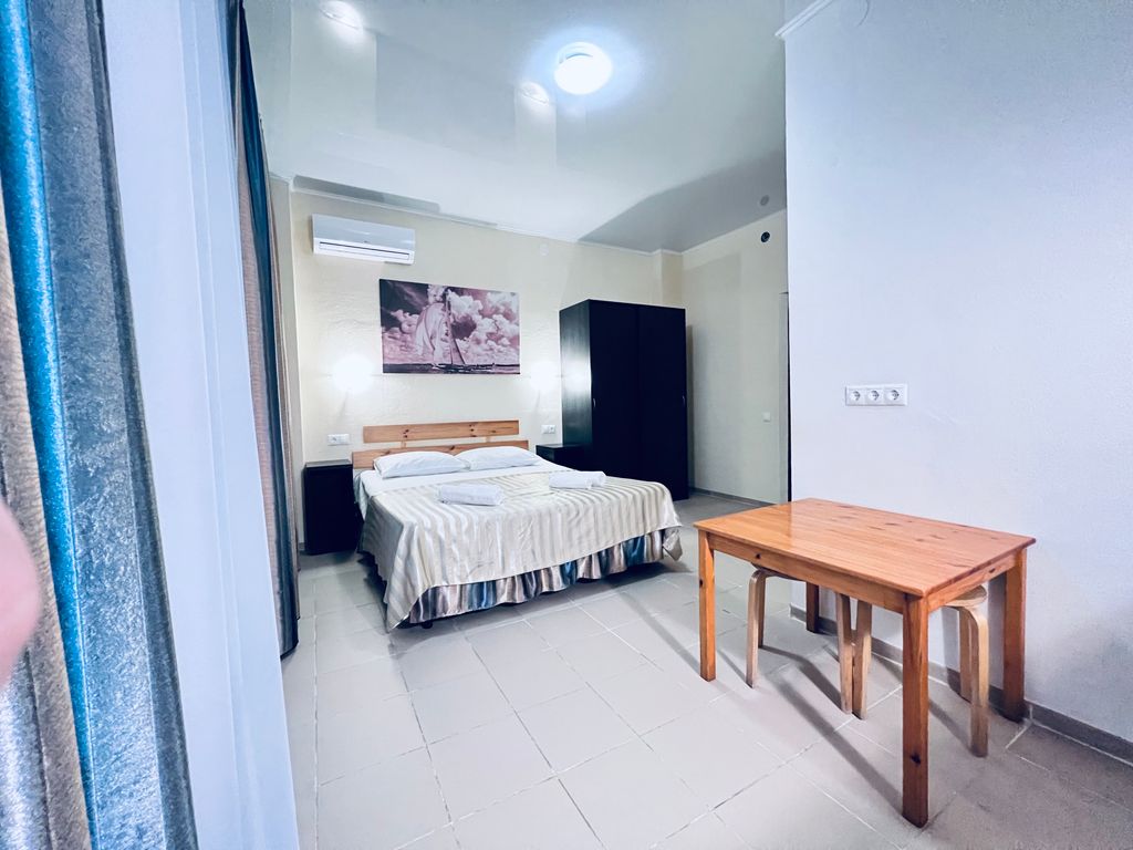 Двухместный номер с 1 кроватью комфорт с мини-кухней и балконом