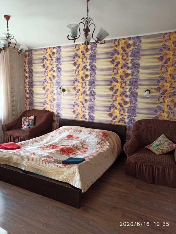 Двухместный номер с 1 кроватью цветной