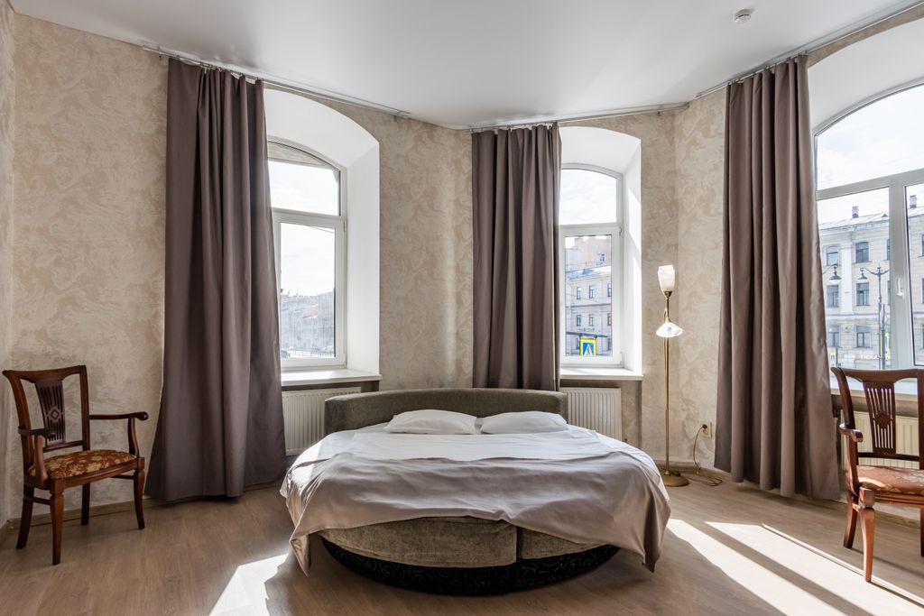 Двухместный номер с 1 кроватью люкс с панорамным видом на город