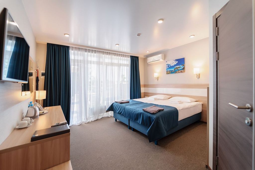 Двухместный номер с 2 отдельными кроватями стандарт с отдельным входом Корпус Гермес