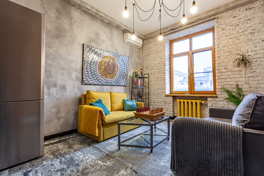 Комната лофт, два двух спальных дивана и они раскладываются 