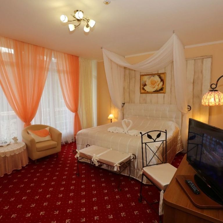 Двухместный номер с 1 кроватью для молодоженов