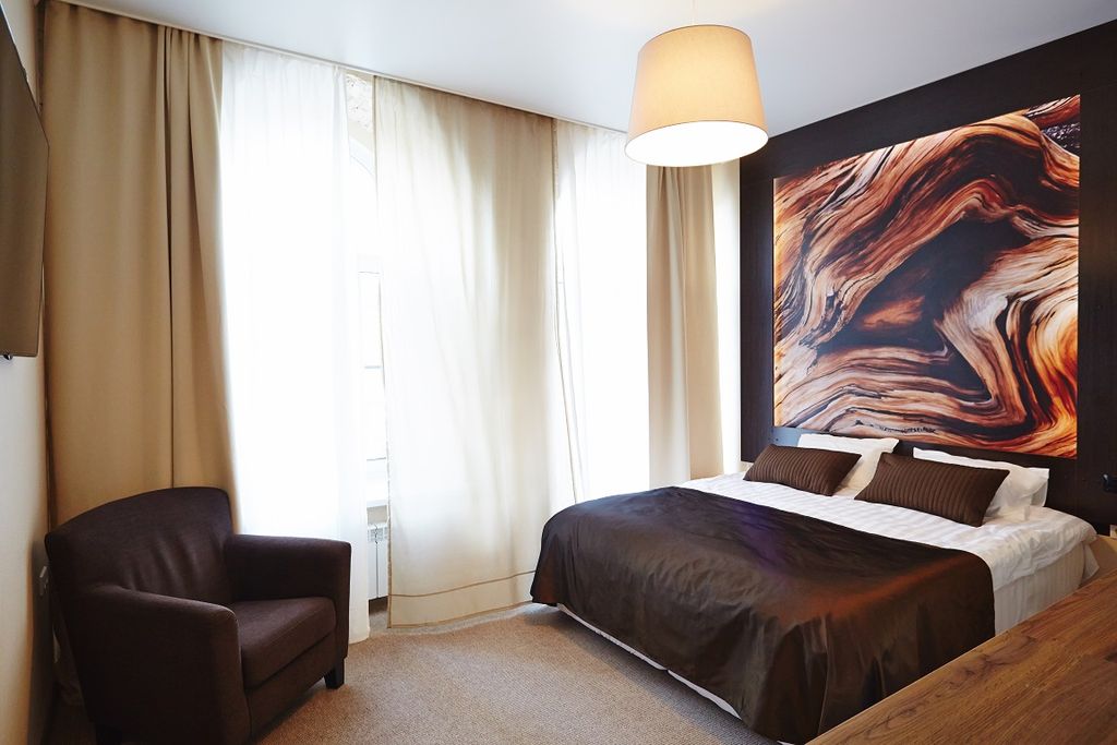 Двухместный номер с 1 кроватью люкс с видом на город