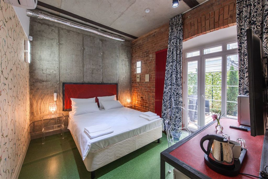 Двухместный номер с 1 кроватью Комфорт с патио