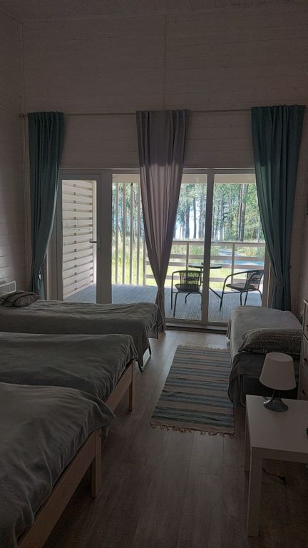 Четырёхместный номер уютный номер с баней, бассейном, купелью