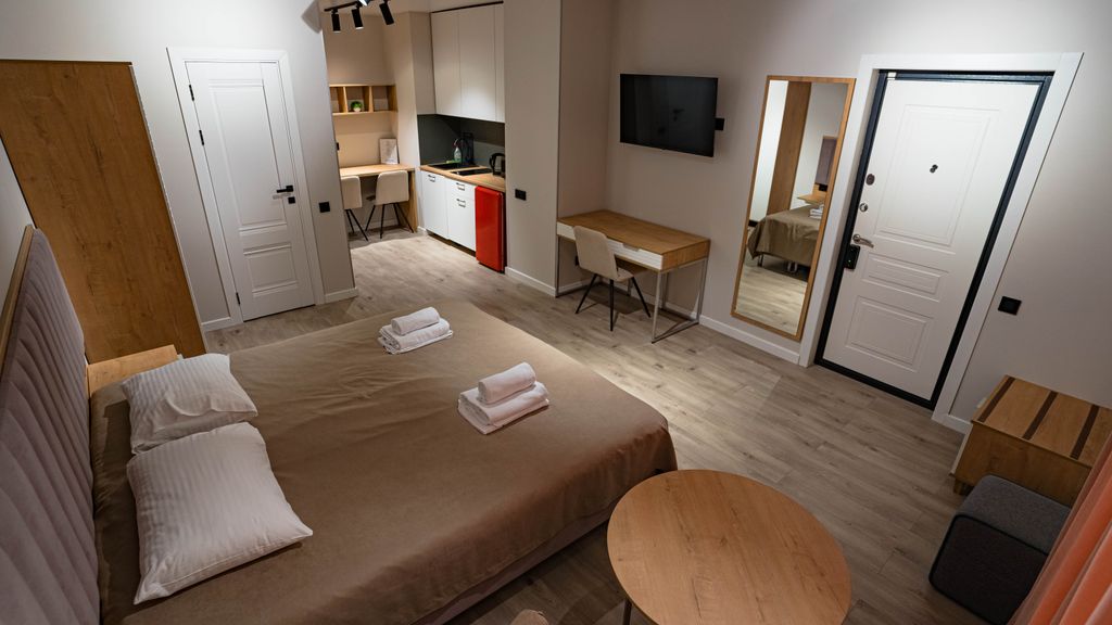 Апартаменты новая 3-х местная студия