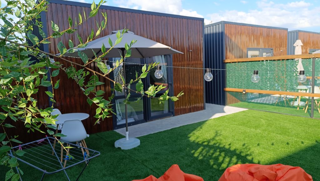 Двухместный номер с 2 отдельными кроватями улучшенный дом с видом на сад