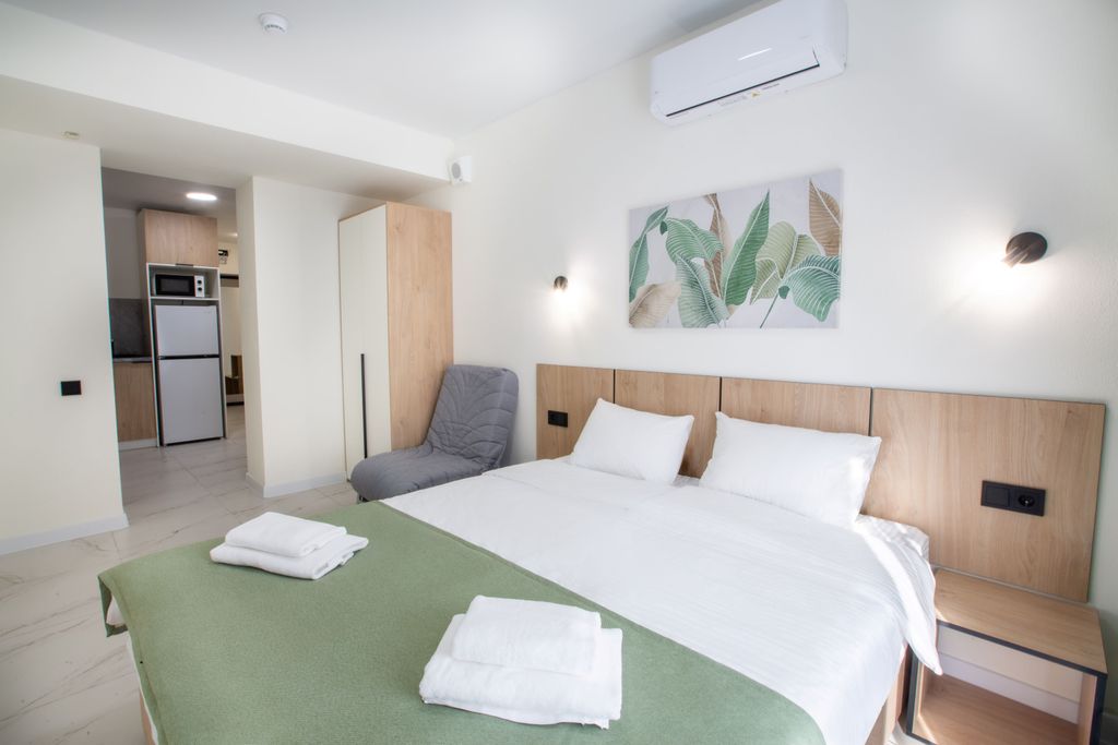 Двухместный номер с 2 отдельными кроватями стандарт с видом на горы