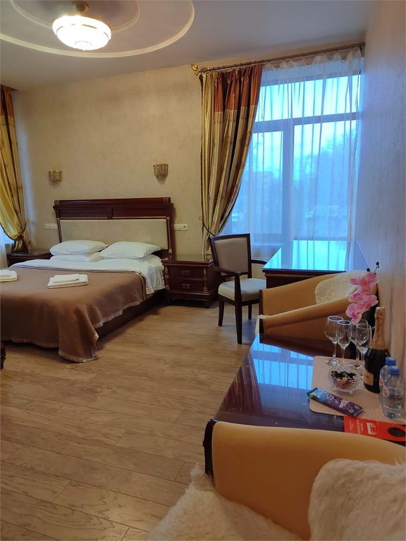 Двухместный номер с 1 кроватью делюкс с сауной