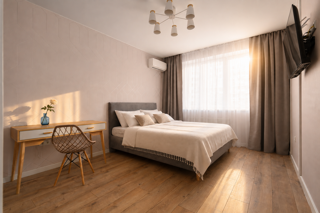 Уютная квартира рядом с Парком Краснодар GoodTime Apartments