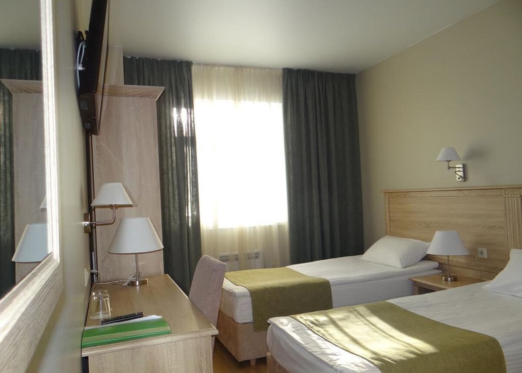 Двухместный номер с 2 отдельными кроватями стандарт с видом на бухту Twin Корпус Green