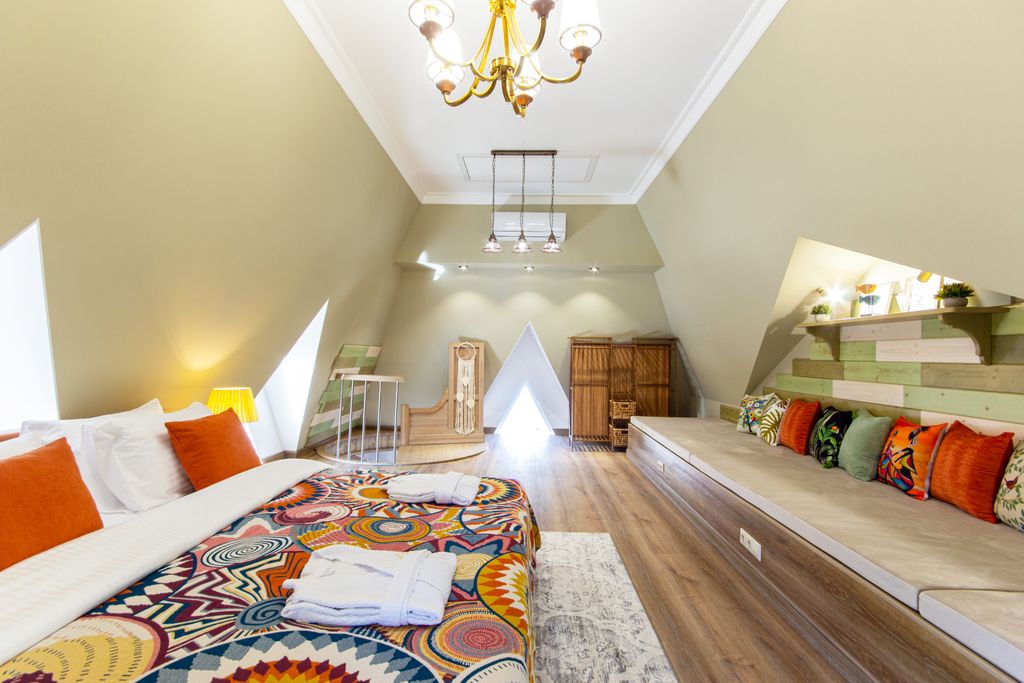 Апартаменты двухуровневый люкс с дополнительным местом