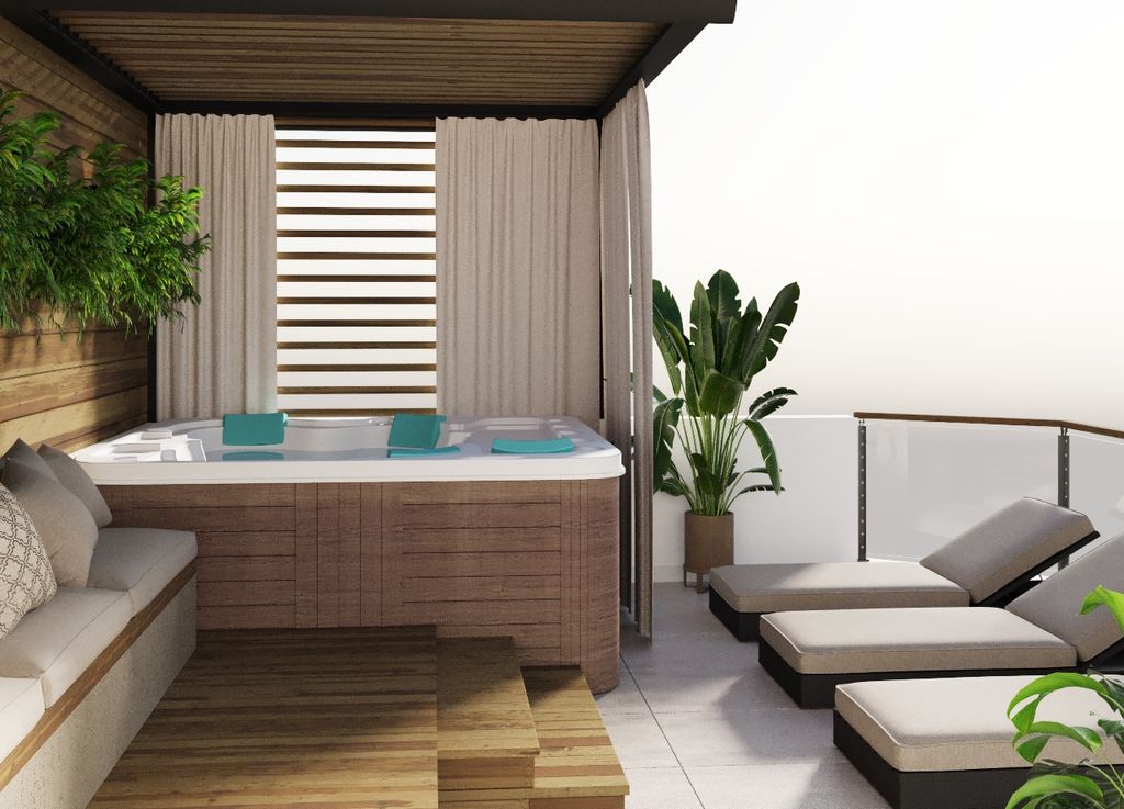 Четырёхместный номер люкс с выходом на террасу 12