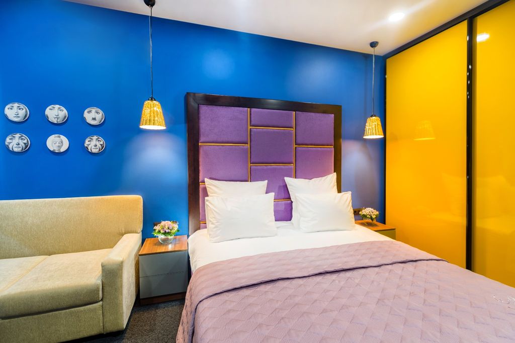 Двухместный номер с 1 кроватью Стандарт с видом,№102 и 202.