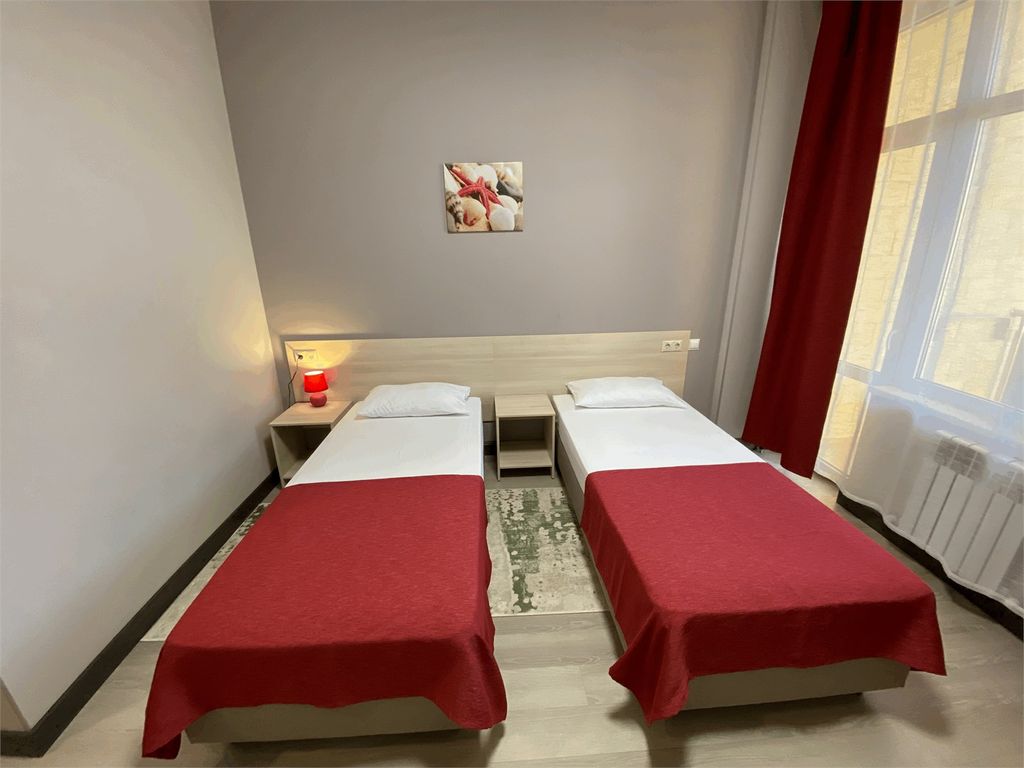 Двухместный номер с 2 отдельными кроватями Стандарт с балконом