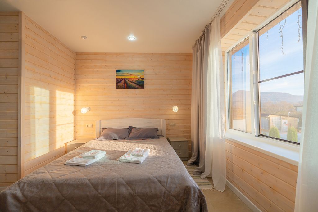 Двухместный номер с 1 кроватью стандарт с видом на горы