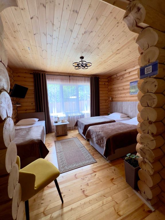 Дом Дом №1 из бруса одноэтажный 3-х местный