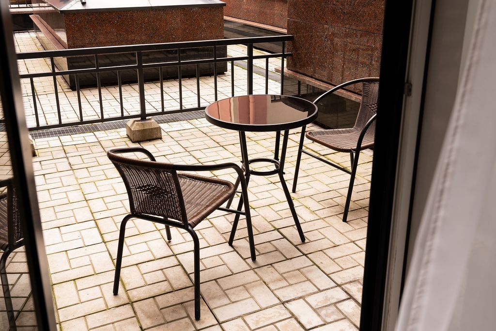 Апартаменты студия с террасой