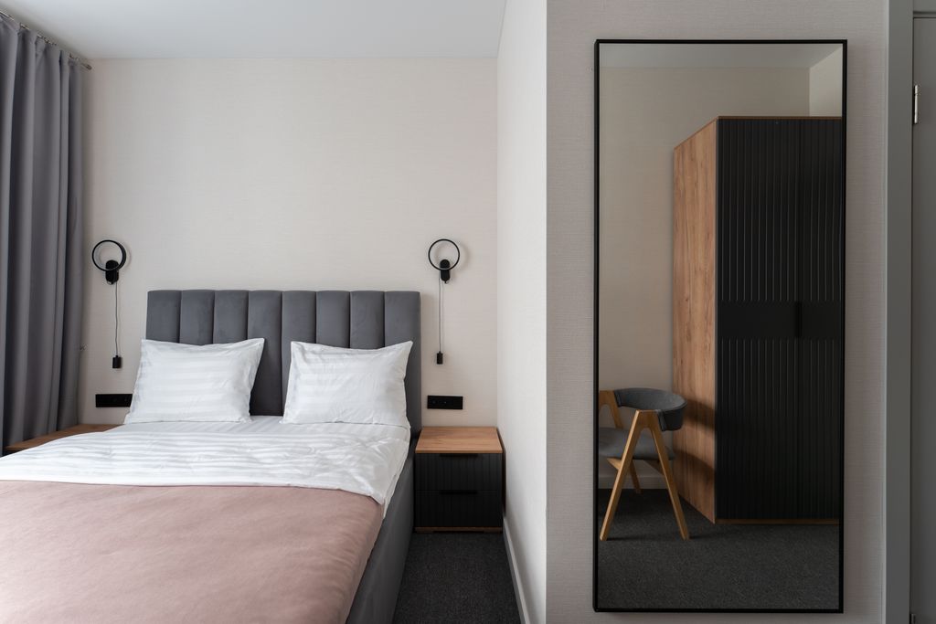 Двухместный номер с 1 кроватью улучшенный с видом на город