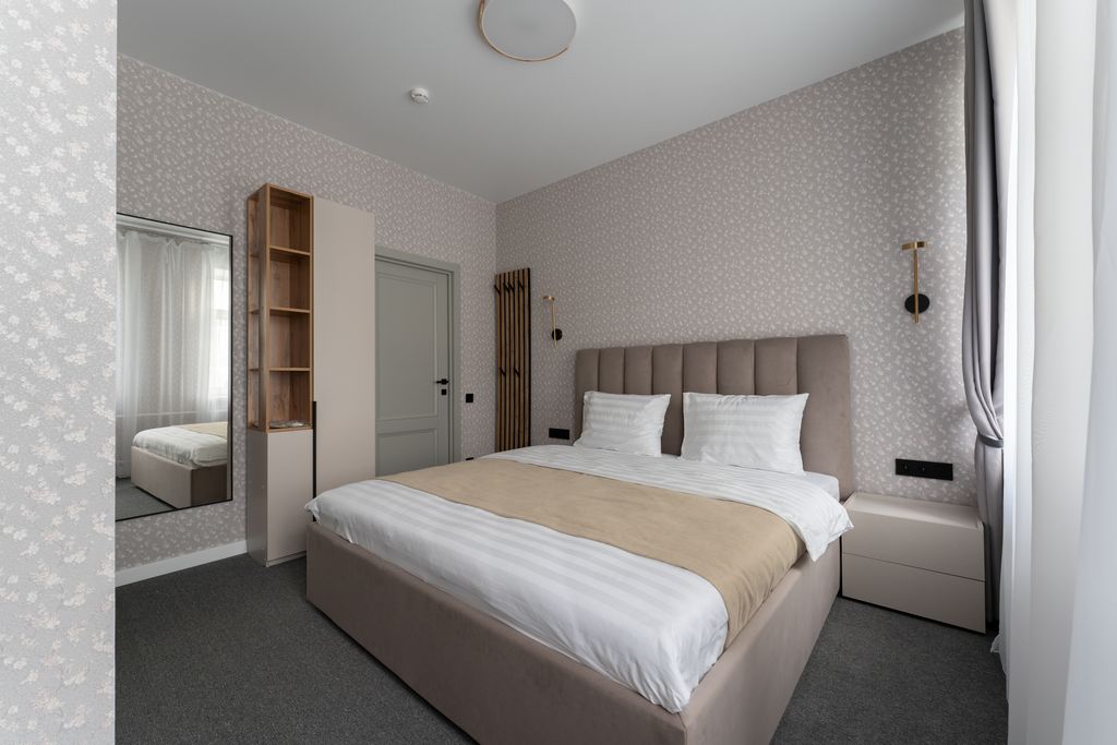 Двухместный номер с 1 кроватью люкс