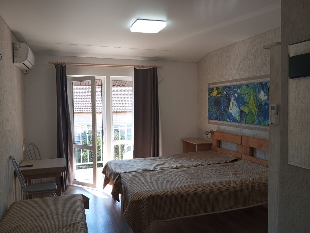 Двухместный номер с 2 отдельными кроватями Стандарт с кухней и балконом