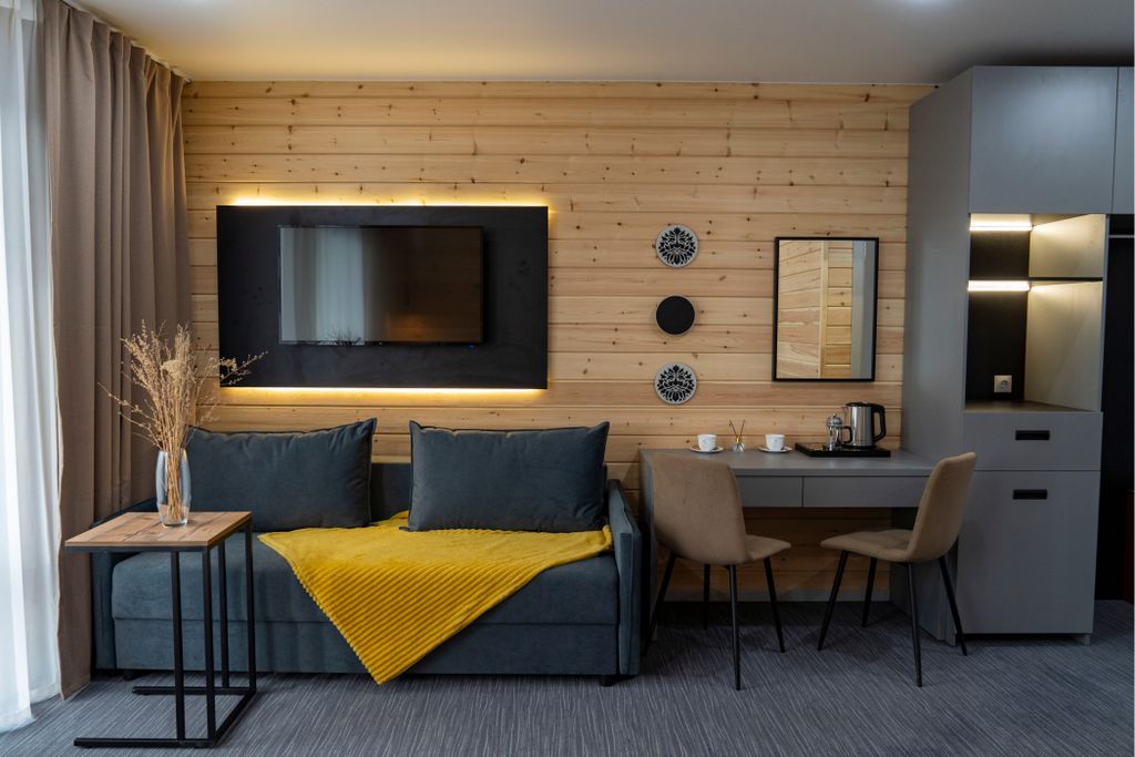 Двухместный номер с 1 кроватью люкс